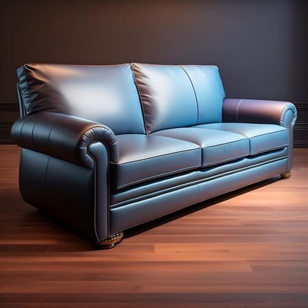 Black single sofa